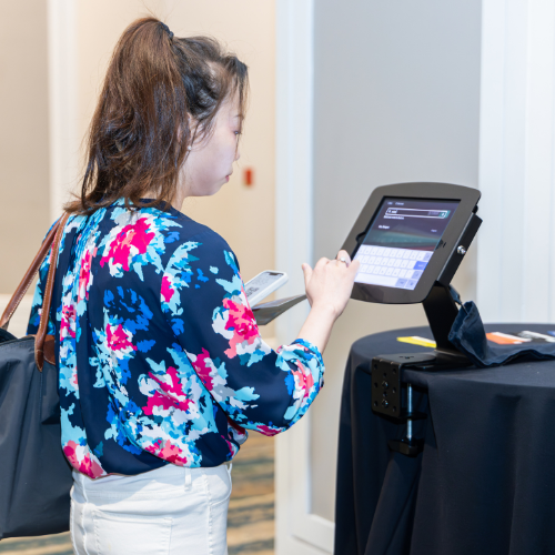 Check in kiosk